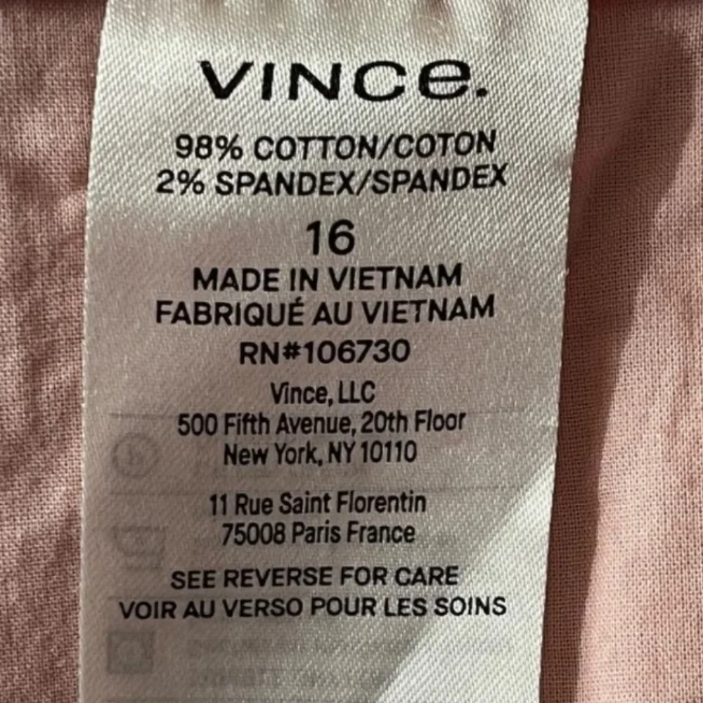 NWOT Vince Coin Pocket Bermuda Knee Shorts, 16, Pink - Picture 4 of 4